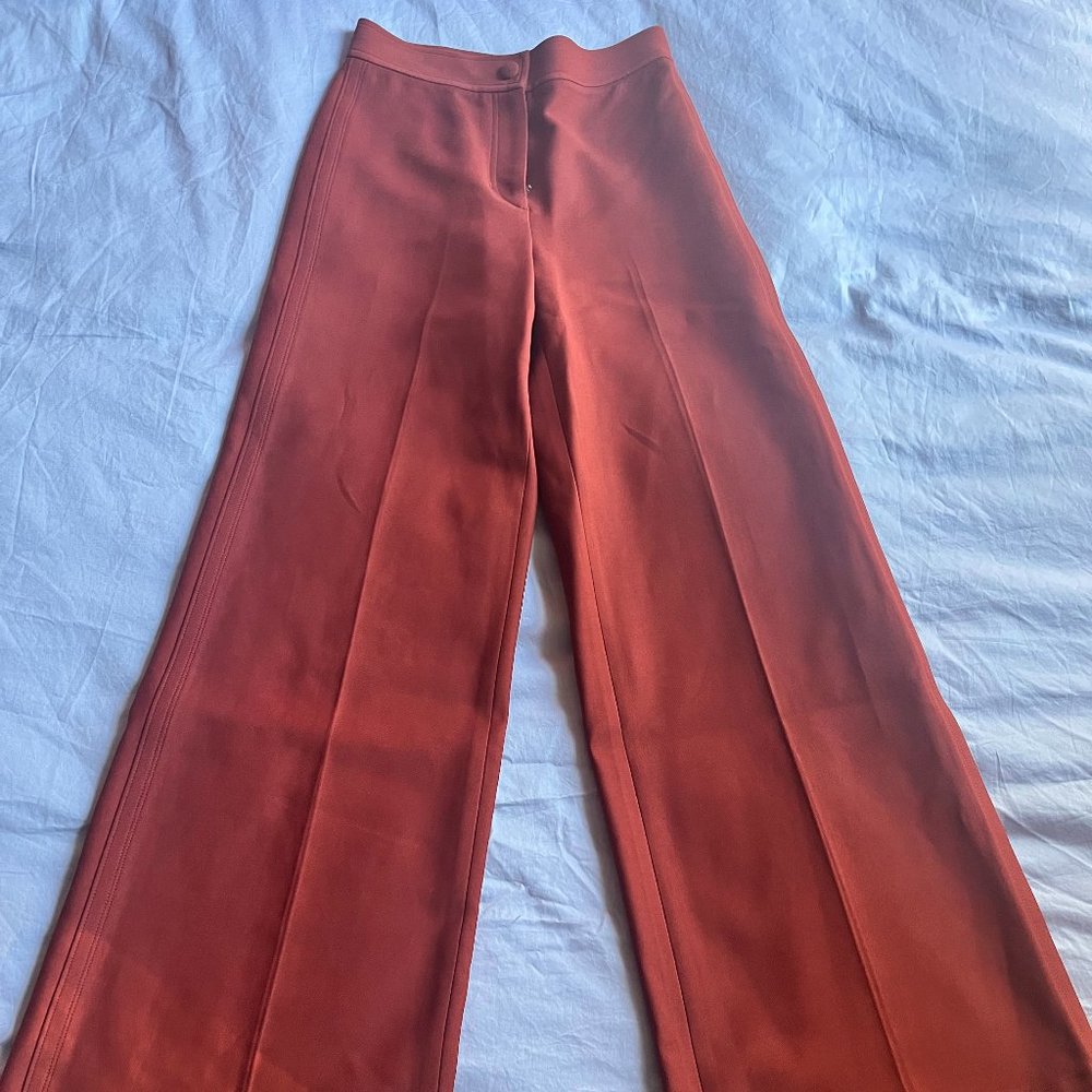 Helmut Lang Wide-Leg 70s Style Pants - Size 2